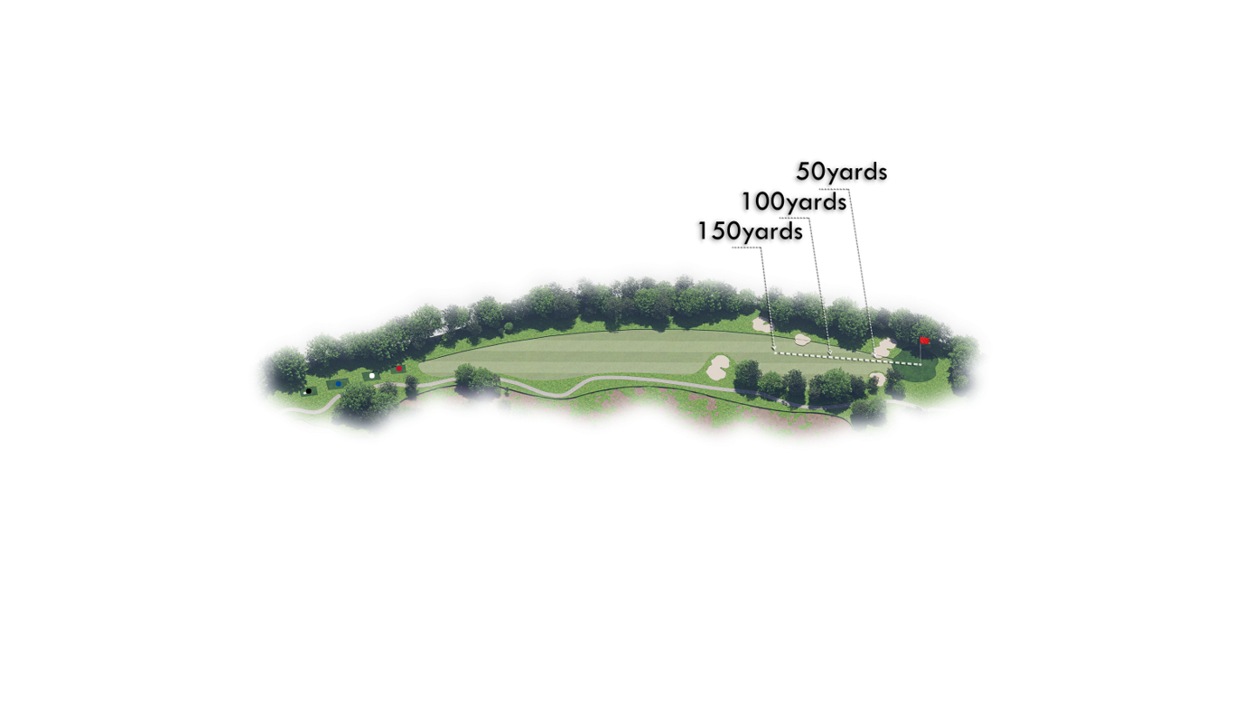 CENTRAL 16홀 코스 레이아웃