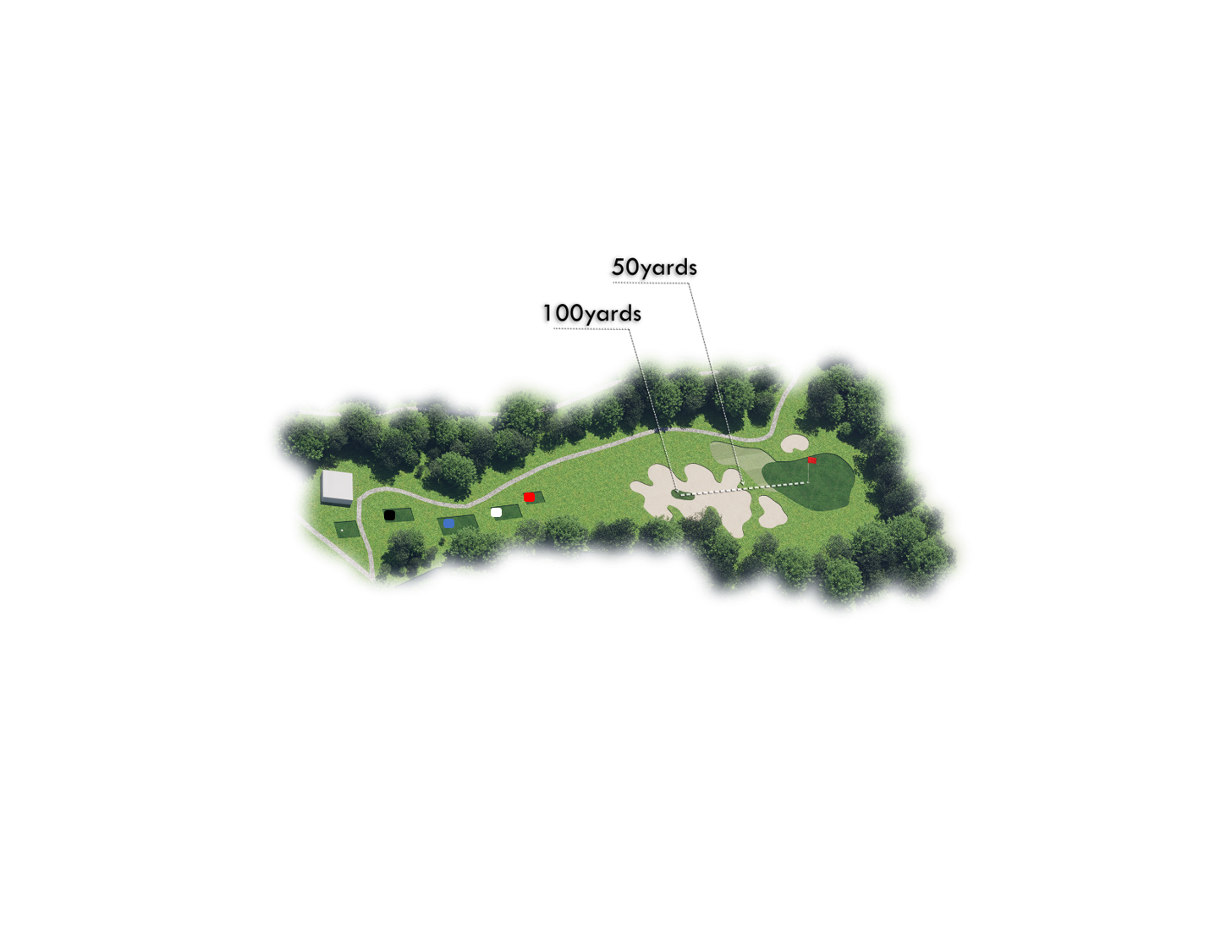 ROYAL 4홀 코스 레이아웃