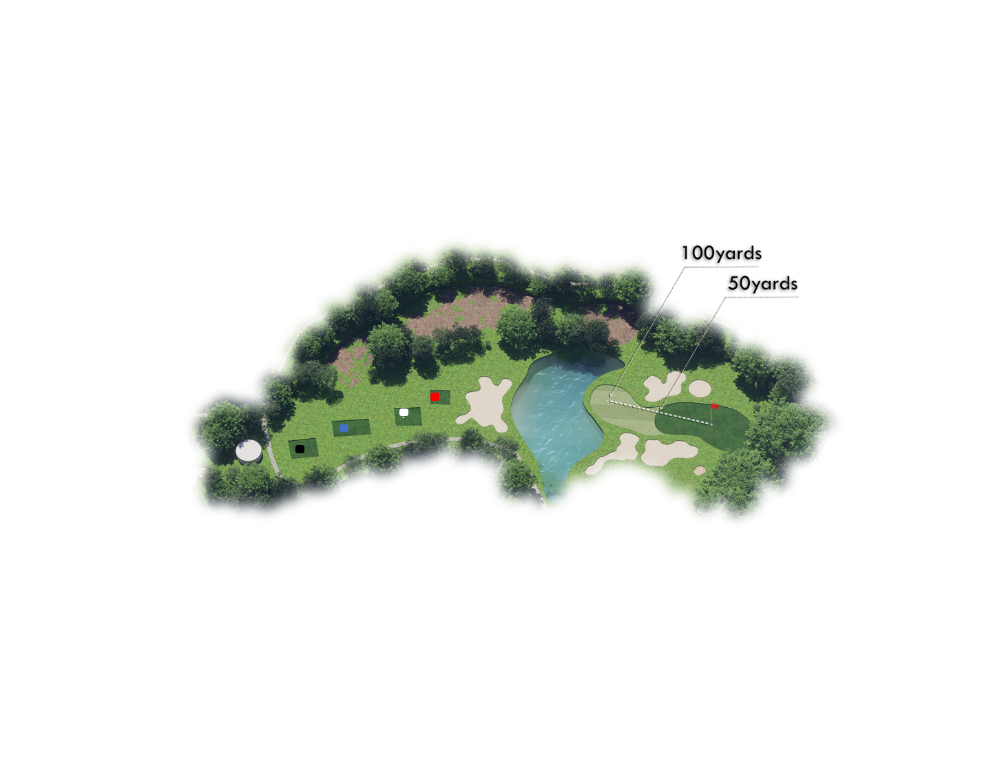 ROYAL 7홀 코스 레이아웃